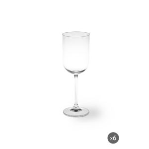 Excelsa <b>Goblets</b> Set Of 6 Nordic <b>Glass</b> 32 Cl Transparent - Product Image 4