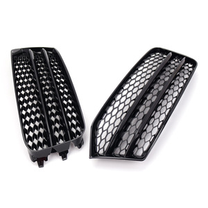 Audi กระจังหน้า A1ตัดหมอกรังผึ้งกันชนหน้าส่วนล่างสีดำ ABS retrofit อัพเกรด D178 - Product Image 4