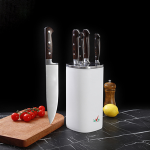 Ensemble de <span class=keywords><strong>couteaux</strong></span> de cuisine suisse royale de luxe manche en bois Pakka <span class=keywords><strong>couteaux</strong></span> à bloc à désosser en acier à haute teneur en carbone hacher couperet à légumes - Product Image 4