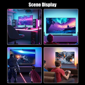 أضواء LED خلفية للشاشة قابلة للتعتيم بتقنية <span class=keywords><strong>RGB</strong></span> IP20 بجهد 5 فولت لتزيين غرفة الألعاب وإضفاء أجواء مميزة - Product Image 3