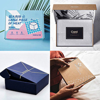 Boîte d'expédition en carton ondulé avec logo personnalisé, emballage de beauté, boîte vide pour cosmétiques, emballage pour envoi postal, emballage pour produits alimentaires