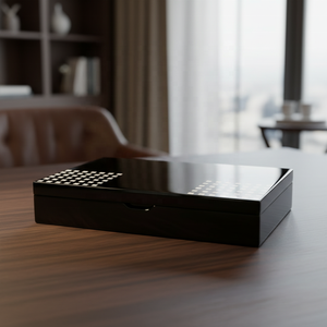 <span class=keywords><strong>Cuba</strong></span> Behike 52 54 56 Humidor en bois de cèdre pour cigares, extérieur en bois, intérieur en fibre de carbone, motif de boîte/armoire avec boîte en papier - Product Image 1