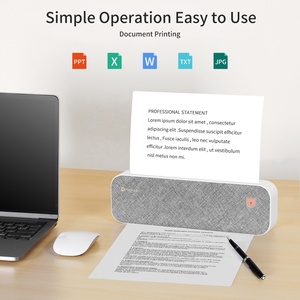 PeriPage A40 <span class=keywords><strong>Mini</strong></span> stampante tascabile portatile USB Wireless cellulare termica portatile stampante portatile 8 pollici Stock Dropshipping - Product Image 4