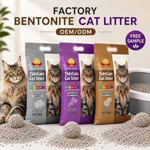 Arena para Gatos de Bentonita Ecológica al por Mayor, Libre de Polvo, Aglutinación Rápida, Control de Olores - Product Image 1