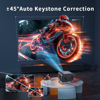 Mini-projecteur portable sans fil A10 1080P 3D intégré, best-seller transfrontalier pour cinéma maison, salon et chambre à coucher