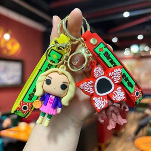 Llavero 3D de PVC de Stranger Things con Correa para la Muñeca, Figura de Película de Terror, Colgante para Coche o Mochila - Product Image 2