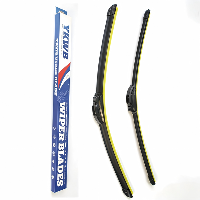 Best Selling YKWB Brand Natural Rubber Universal Flat Boneless Wiper Blade IATF16949 Certified U-Hook for BYD Tesla Cars