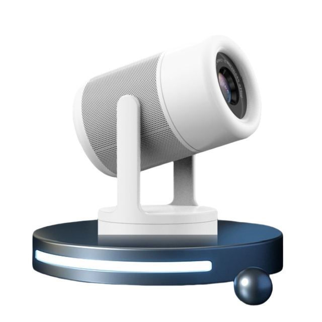 4K Video 1080P Electronic Focus Home Theater Projector 360° Portable Mini Smart Android 11 5G Wifi LED Projector