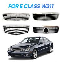 Pour grille de voiture W211, calandre avant Classe E, nouveau modèle HM GC, ABS+acier, 100% compatible, 2118801783 2118800583