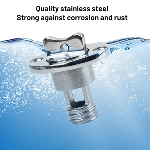 Thuyền cống cắm Kit thép không gỉ hình bầu dục <span class=keywords><strong>garboard</strong></span> transom thuyền cắm với con dấu không thấm nước Ring cho đáng tin cậy thoát nước - Product Image 3