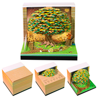 Calendrier 2027 en papier sculpté motif Osmanthus, Ornement de bureau créatif, Bloc-notes artistique découpé au laser, Idéal pour cadeau