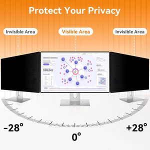 Película Protectora de Privacidad para Pantalla de Ordenador de 24 Pulgadas (16:9), Desmontable, con Protección Anti-luz Azul y Anti-reflejos - Product Image 3
