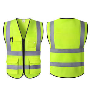 Gilet di Sicurezza Alta Visibilità Riflettente Abbigliamento da Lavoro per Edilizia Indumenti di Sicurezza - Product Image 1