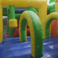 Château gonflable de videur de lion-Jouet sautant d'enfants pour des parties de jeu d'intérieur/extérieur