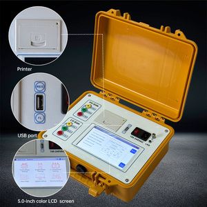 Testeur de rapport de transformation de transformateur triphasé à écran tactile TTR avec fonction d'impression thermique - Product Image 6