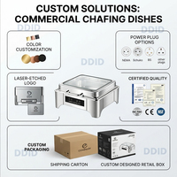 Réchaud de buffet en acier inoxydable pour cuisine professionnelle – Détails du catalogue, demande commerciale, demande de devis pour projets hôteliers