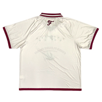 Maillot de football personnalisé à manches raglan, broderie, léger, respirant, style streetwear, chemises vintage tendance