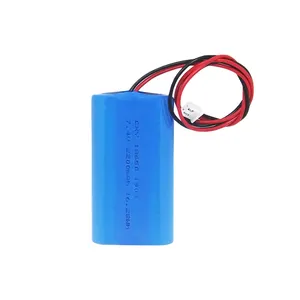 MSDS paket baterai lithium isi ulang 18650 kapasitas penuh sertifikat MSDS 7.4 V 2200mAh untuk elektronik konsumen