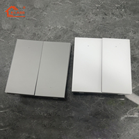 Interruptor Táctil Inteligente de Pared de 1 Canal y 1 Vía para Reino Unido con WiFi ZigBee 10A, Certificado CEC, Panel de Vidrio AG