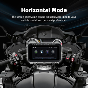 Pantalla Inalámbrica para Motocicleta de 6.25 Pulgadas, Extraíble, Impermeable, con CarPlay Android, Bluetooth, TPM, Rotación Horizontal y Vertical - Product Image 3