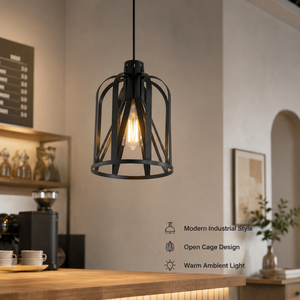 Modern Metal Ceiling Pendant <b>Light</b> Adjustable Height E27 Iron For <b>Dining</b> Kitchen Restaurant Bar Indoor Home Decor - Product Image 2