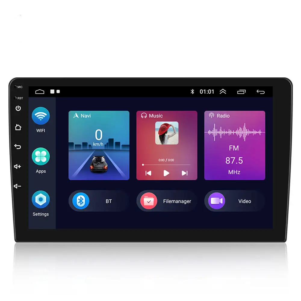 Universel 7/9/10 pouces Android écran tactile 2din radio voiture lecteur dvd double din voiture stéréo GPS sans fil Carplay Wifi BT