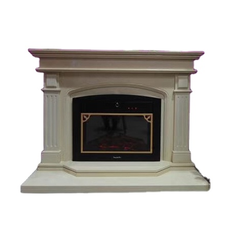 Цены на газовый камин с мраморной каминной полкой