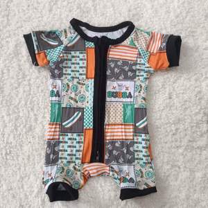 Детский комбинезон-штанишки, комплект одежды для мальчика, милые пижамы с мультяшными рисунками для мальчиков - Product Image 4