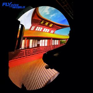 เครื่องจำลองภาพยนตร์บิน VR แบบหลายผู้เล่น 9D/7D/5D/XD พร้อมเก้าอี้เคลื่อนที่ในโดมสำหรับโปรเจคเตอร์ อุปกรณ์ความบันเทิงในร่ม - Product Image 4