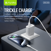 BAVIN Prix réduit Vente en gros CB367 1m 12W 18W Type c Ios Charge rapide Téléphone Mobile Données Câble Usb