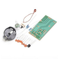 Kit électronique de bricolage Kit de soudure Kit radio FM avec microphone Carte récepteur sans fil à modulation de fréquence FM 88-108 MHz