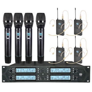 Micrófono Inalámbrico BG-840U de 8 Canales UHF FM para Karaoke - Product Image 1