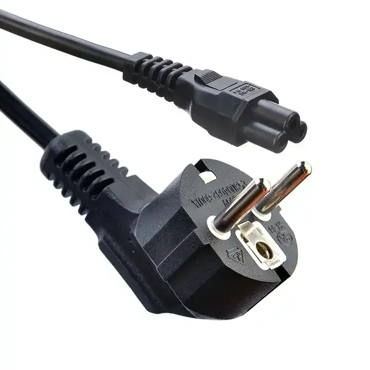 3 prong power cord 220 Volt 16a Eu Plug cee7/7 plug with end terminal ac power cords eu c5