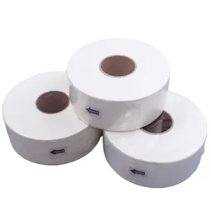 Factory recycled pulp printed biodegradable jumbo rolls toilet paper tissues for hotel