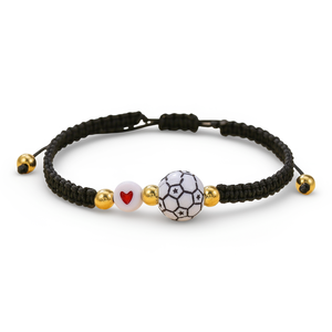 Bracelets tressés faits main NUOXIN en perles, ajustables, unisexes, <span class=keywords><strong>pour</strong></span> le football, le rugby, le baseball, idéaux <span class=keywords><strong>pour</strong></span> les cadeaux (vente en gros) - Product Image 3