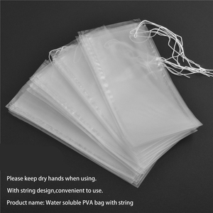 PVA – sacs de pêche à la <span class=keywords><strong>carpe</strong></span>, lanceur d'appâts à dissolution rapide, sacs d'appâts solubles dans l'eau 60x120mm 70x140mm 80x160mm - Product Image 3