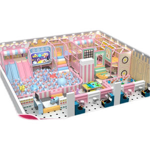 قلعة شقية عالية الجودة ملعب أطفال داخلي ألعاب معدات ملعب كبيرة وصغيرة شاملة - Product Image 6