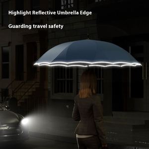 Parapluie automatique décontracté de style japonais, grand format, droit, résistant au vent, durable, publicitaire, monobloc, à long manche, pour hommes et femmes - Product Image 3