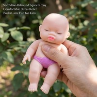 Jouet à presser Ugly Doll de la taille d'une paume, poupée noire anti-stress qui crache des bulles, jouet à rebond lent pour filles et garçons de 2 à 4 ans, marque BL, logo personnalisé