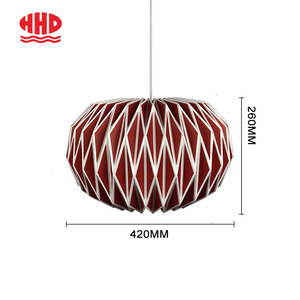 <span class=keywords><strong>Paralume</strong></span> in Carta Origami Pieghevole Personalizzabile con Stampa Delicata per Decorazione Domestica - Product Image 2