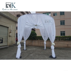 ชุดอุปกรณ์ตกแต่งเพดานงานแต่งงาน พร้อมผ้าม่านและโครงเหล็ก - Product Image 4