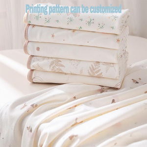 ผ้าห่อตัวเด็กมัสลิน 6 ชั้น ผ้าฝ้ายออร์แกนิค 100% ผ้าขนหนูเด็ก ระบายอากาศได้ดี เทคนิคการทอแบบผ้าปูที่นอน - Product Image 2