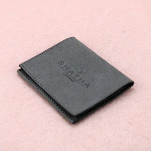 Pochettes à bijoux en microfibre suédée de luxe, design personnalisé 2024, logo imprimé sur mesure, pochette en velours, emballage et présentation de bijoux - Product Image 4