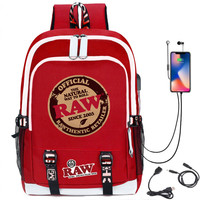 Tas Ransel Laptop Oxford Tahan Air Kapasitas Besar Grosir, Awet, Untuk Cookie, Backwoods, RAW, Buku, Dengan Charger USB