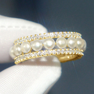 Curved <b>Ring</b> for Women Bead Detail Design Daily Wear Finger <b>Ring</b> - Product Image 6