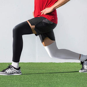 Hot bán phòng tập thể dục Squat đào tạo 5mm 7mm Spandex đầu gối hỗ trợ Brace chống trượt <span class=keywords><strong>Neoprene</strong></span> đầu gối tay áo đàn hồi cử tạ Miếng đệm đầu gối - Product Image 2