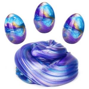 Masilla de huevo de dinosaurio fósil Galaxy Slime Toy - Product Image 1