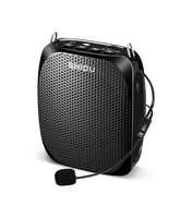 SHIDU Amazon Bộ Khuếch Đại Dây Thắt Lưng Lớn 10W Bán Chạy Nhất Bộ Khuếch Đại Giọng Nói Có Dây Di Động Loa Cho Giáo Viên