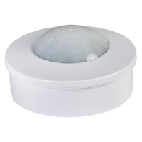 Sensor PIR Plafon Dalam Ruangan 360 Derajat Sensor Gerak Inframerah Tersembunyi dengan Deteksi 6m dan Nyala/Mati Otomatis untuk Lampu