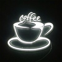 Panneau lumineux led 3d pour bureau, barbier, hôtel, café, magasin extérieur, 1 pièce